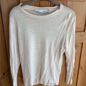 IRO Soft Peach Long Sleeve Top